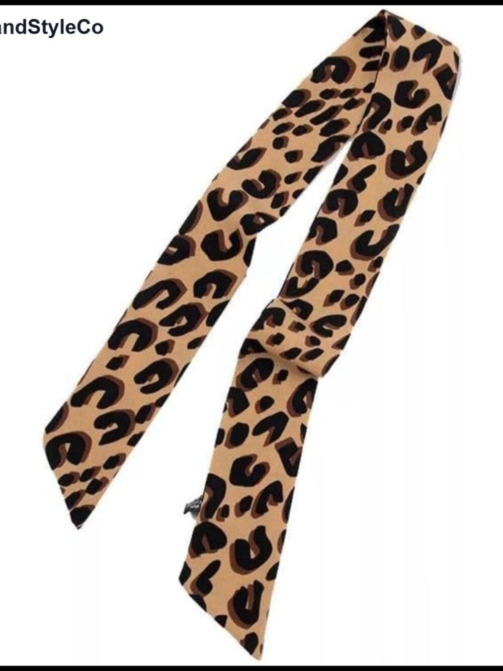Skinny Polyester Fashion Scarf Neck Tie Versatile Hair Scarf Purse Accessory